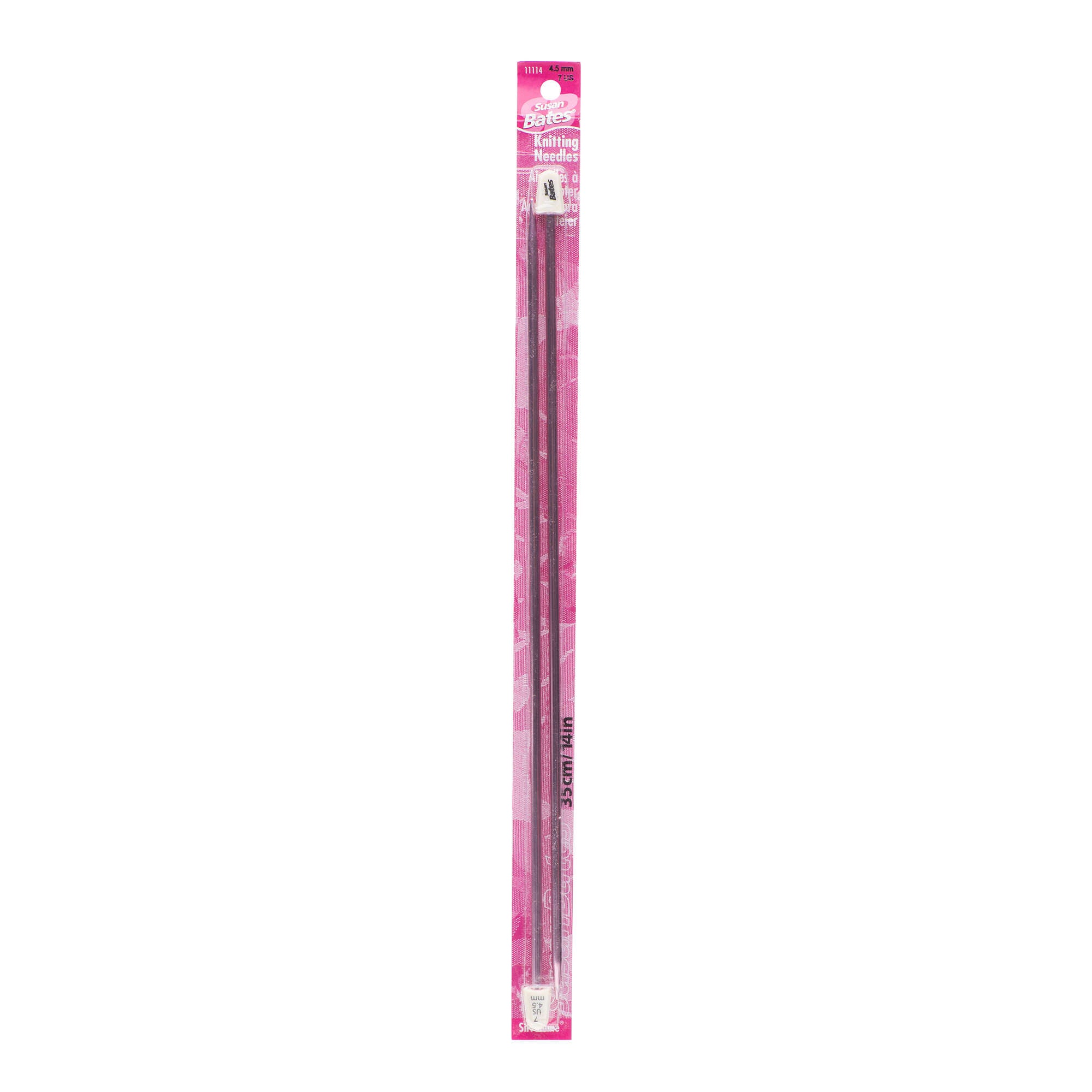 Silvalume 14" Single Point Knitting Needles