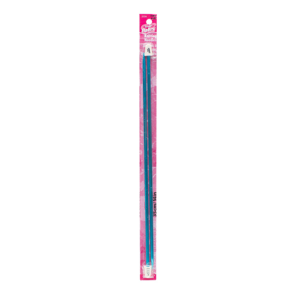 Silvalume 14" Single Point Knitting Needles