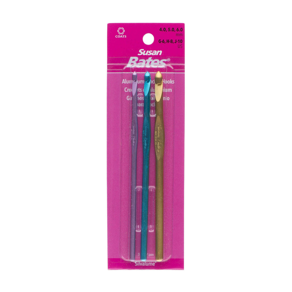 Silvalume Set of 3 Crochet Hooks