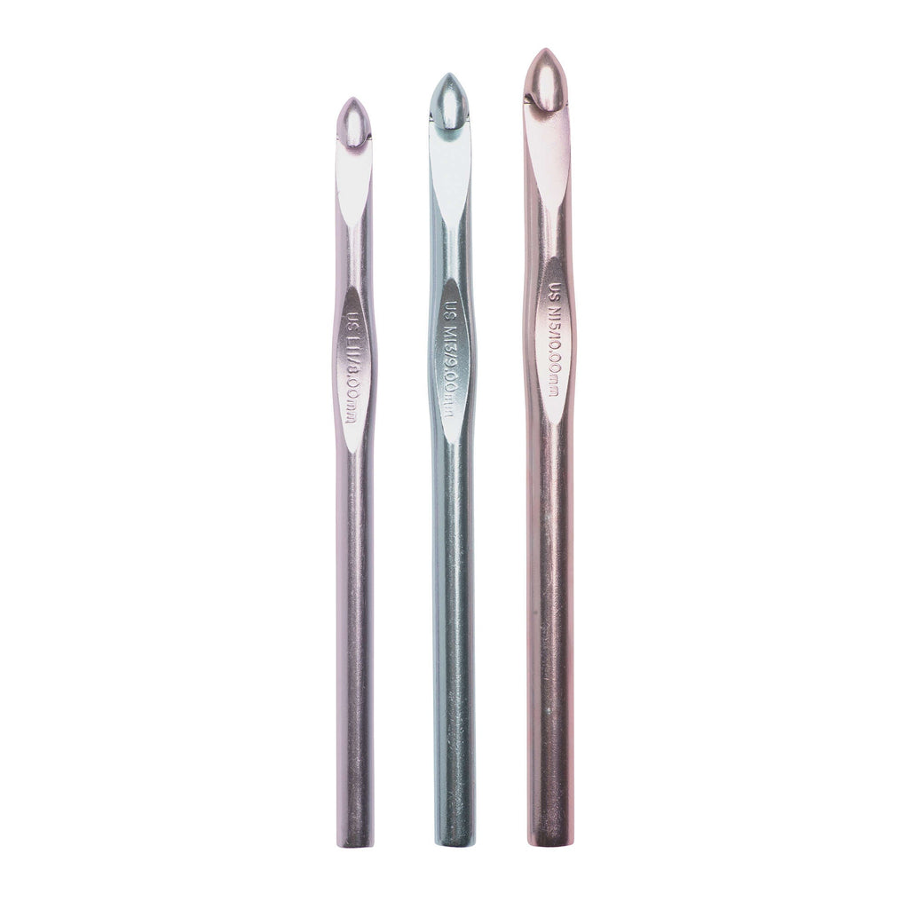 Silvalume Set of 3 Crochet Hooks