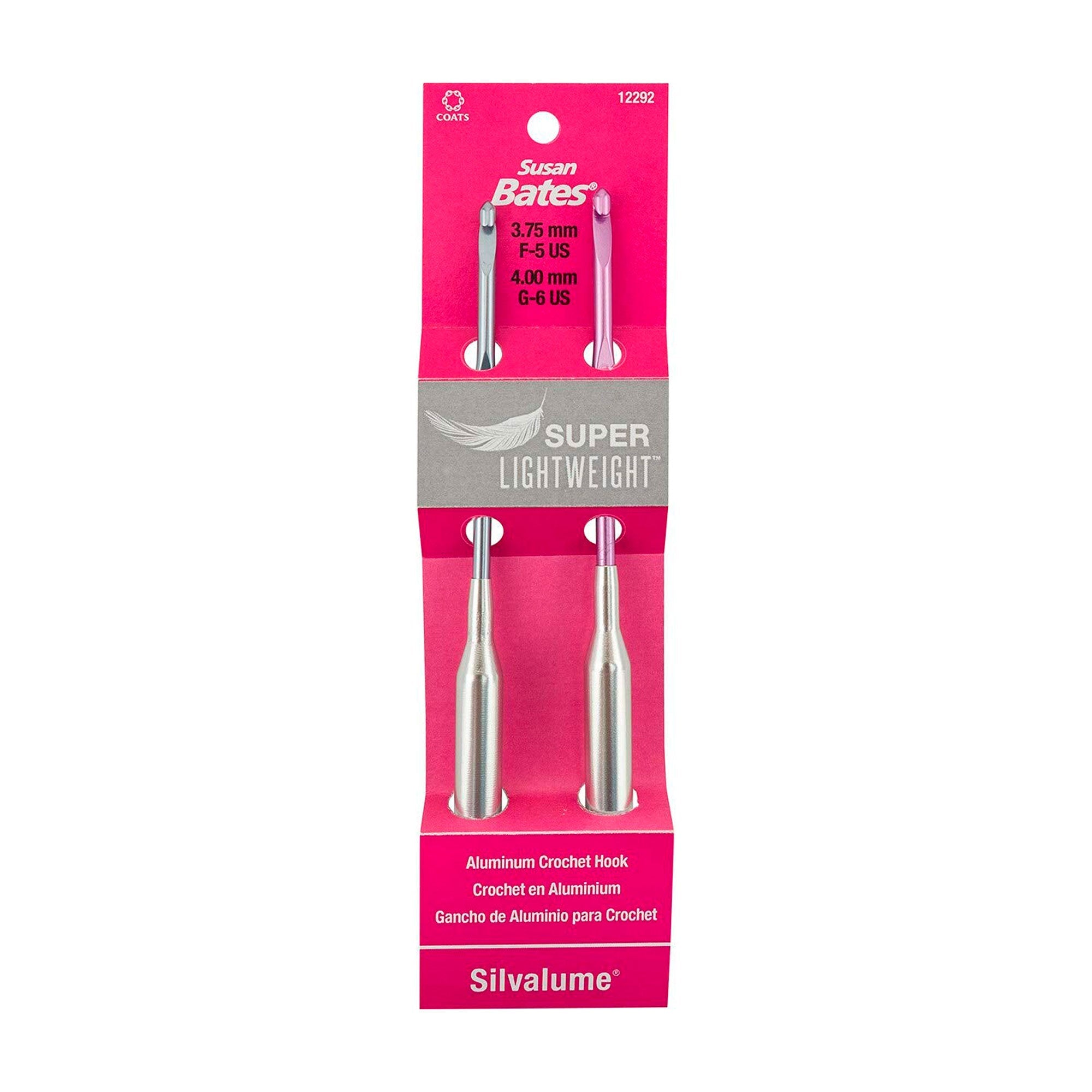 Silvalume Set of 2 Super Lightweight Crochet Hooks - Clearance Items