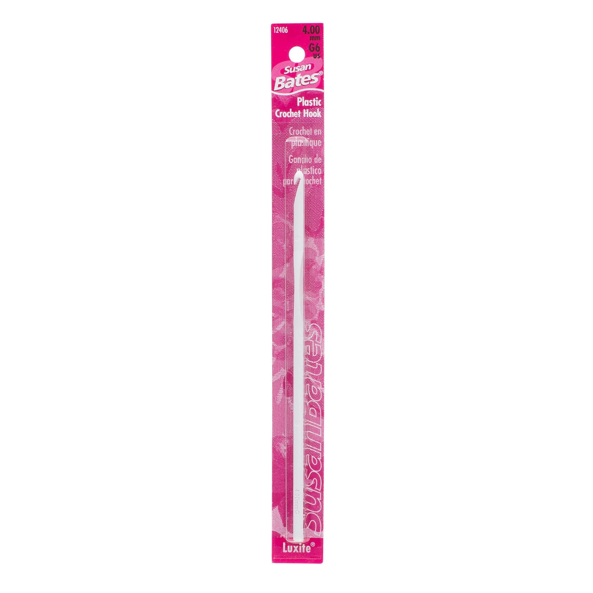 Luxite 5.5" Plastic Crochet Hook - Clearance Items