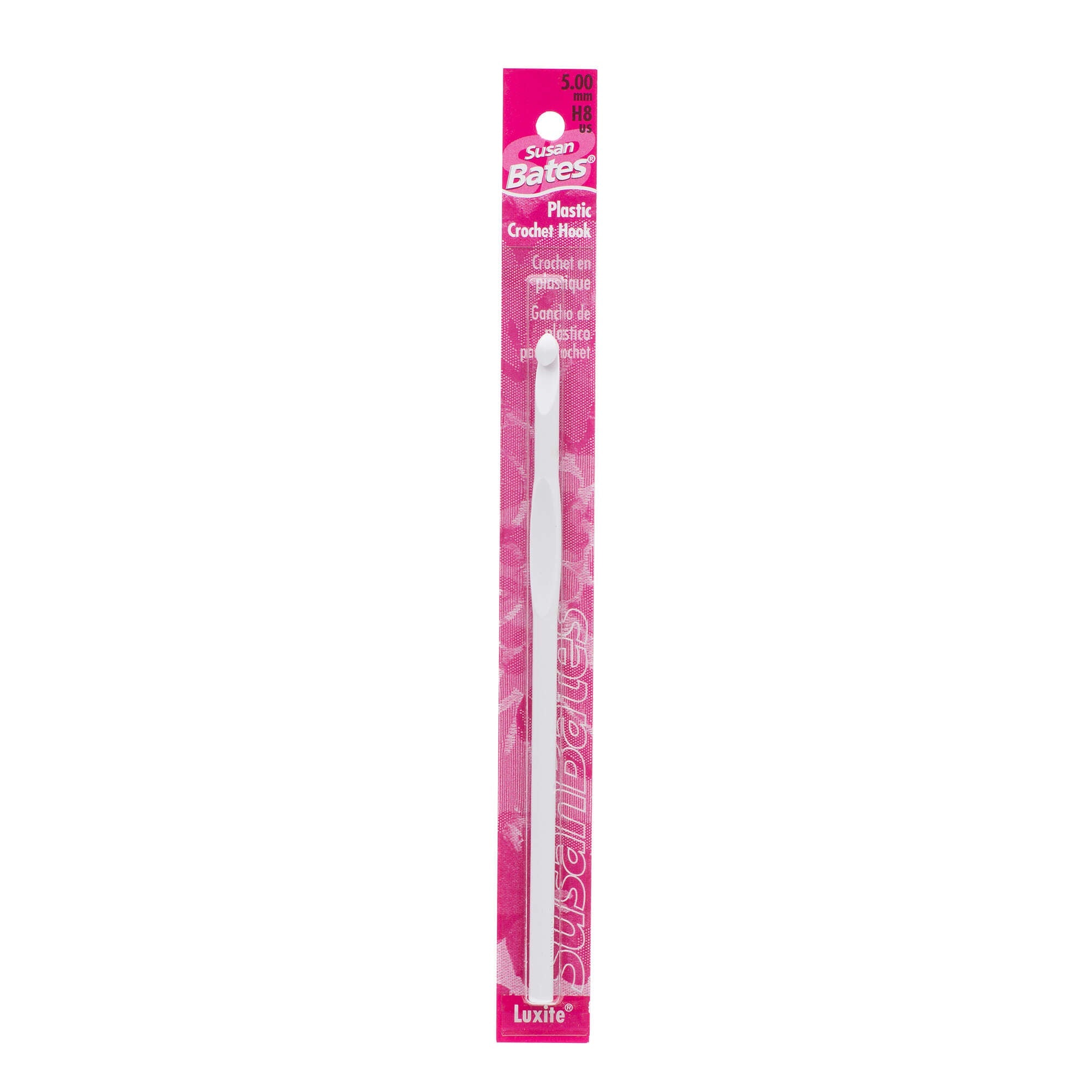 Luxite 5.5" Plastic Crochet Hook - Clearance Items