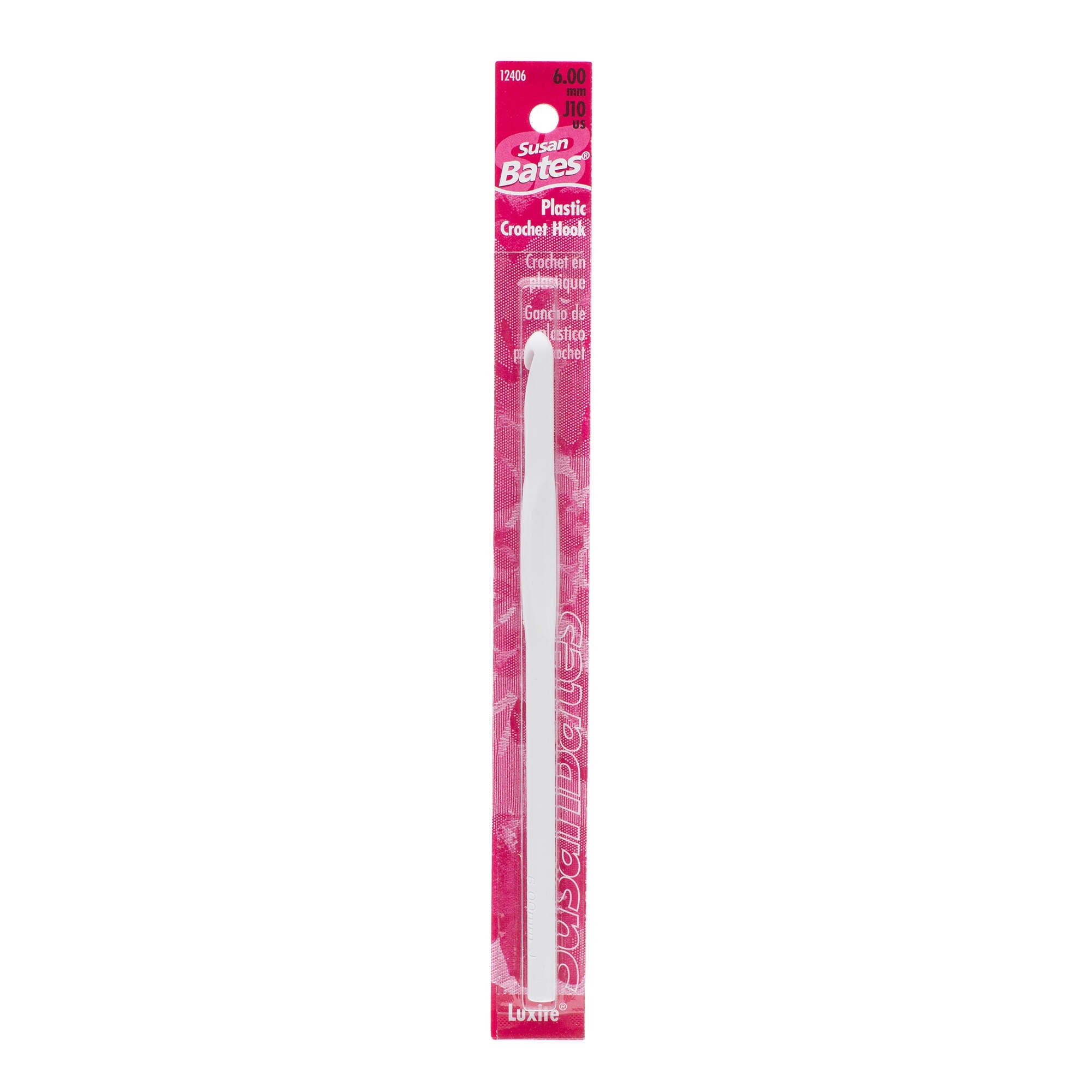 Luxite 5.5" Plastic Crochet Hook - Clearance Items