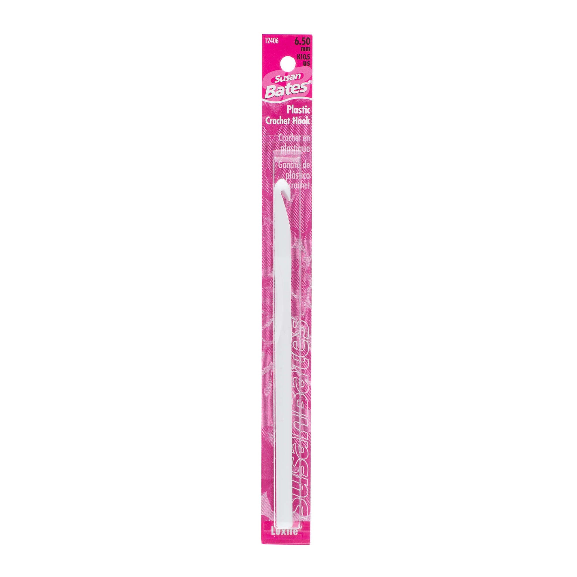 Luxite 5.5" Plastic Crochet Hook - Clearance Items