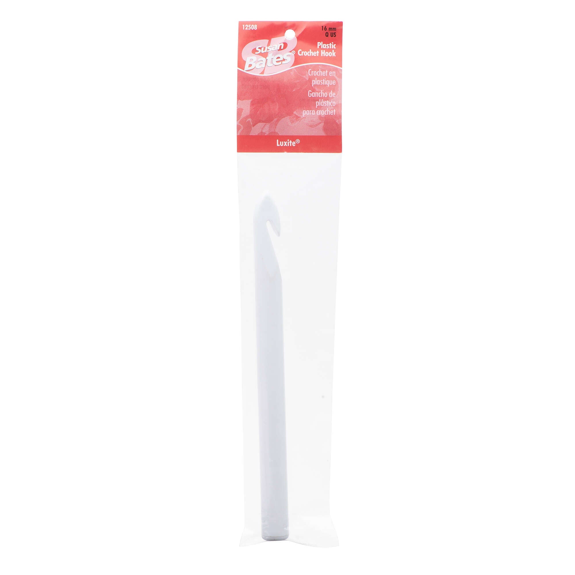 Luxite Plastic Crochet Hooks