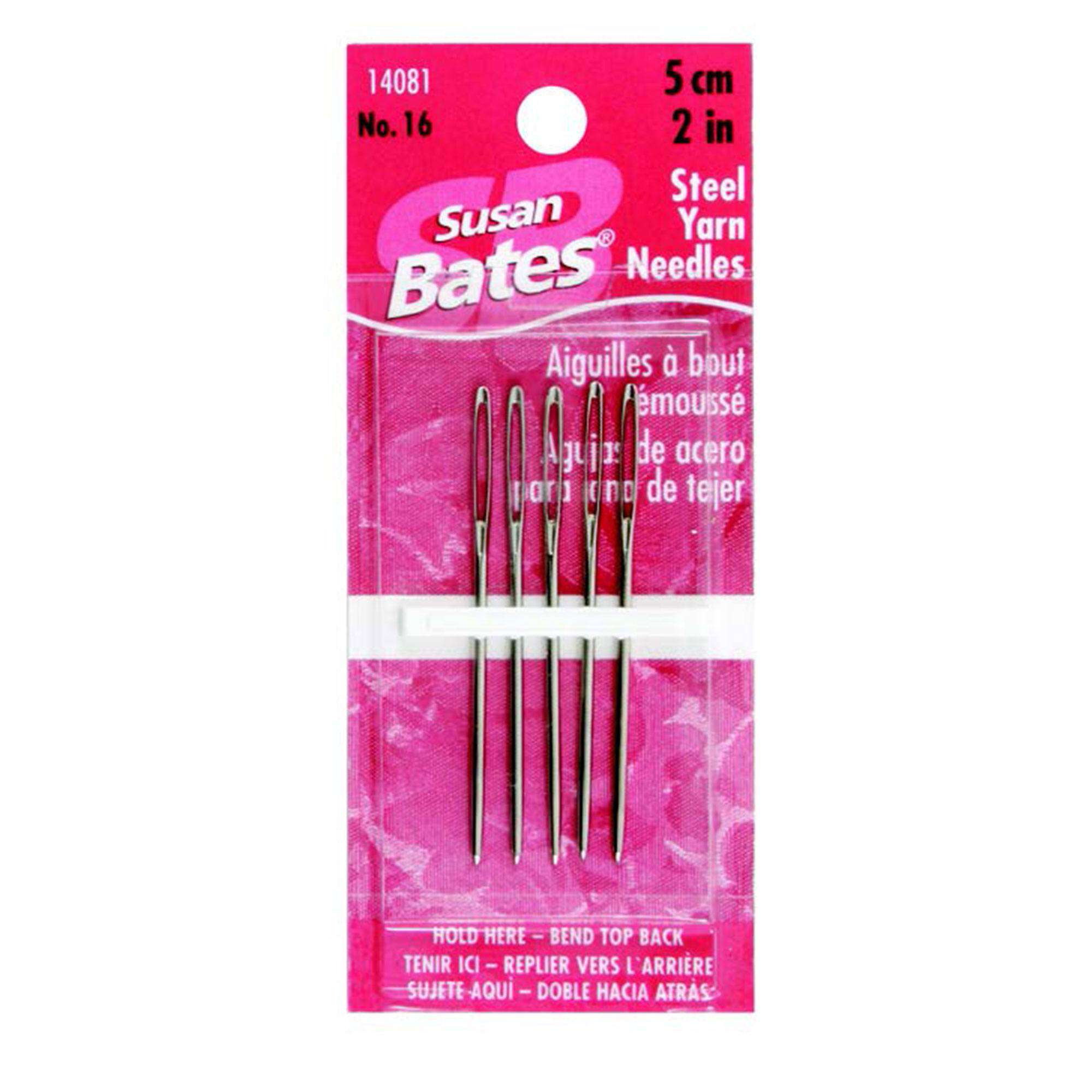 5 Pack Steel Yarn Needles 2"