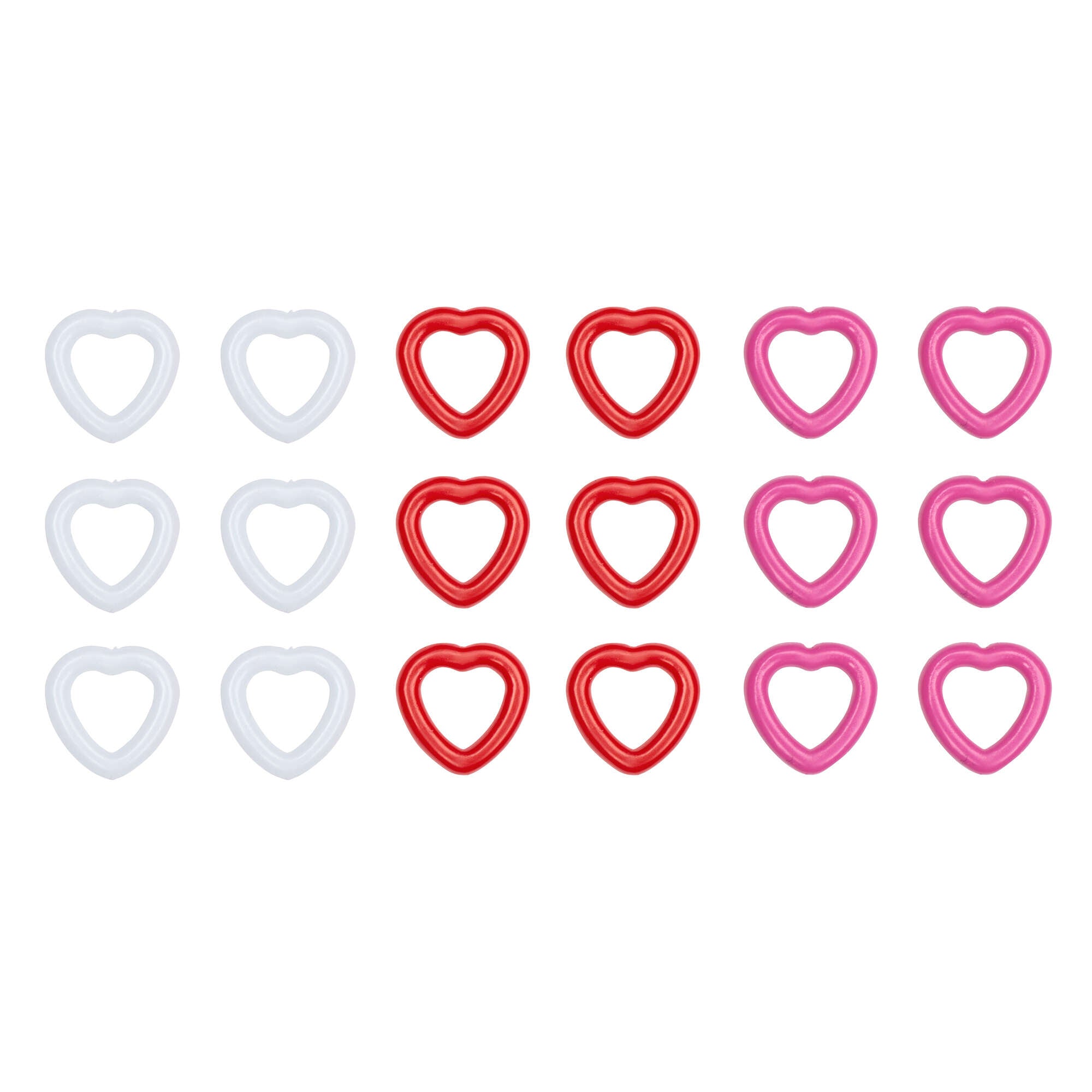 Heart Shaped Stitch Markers - Clearance Items