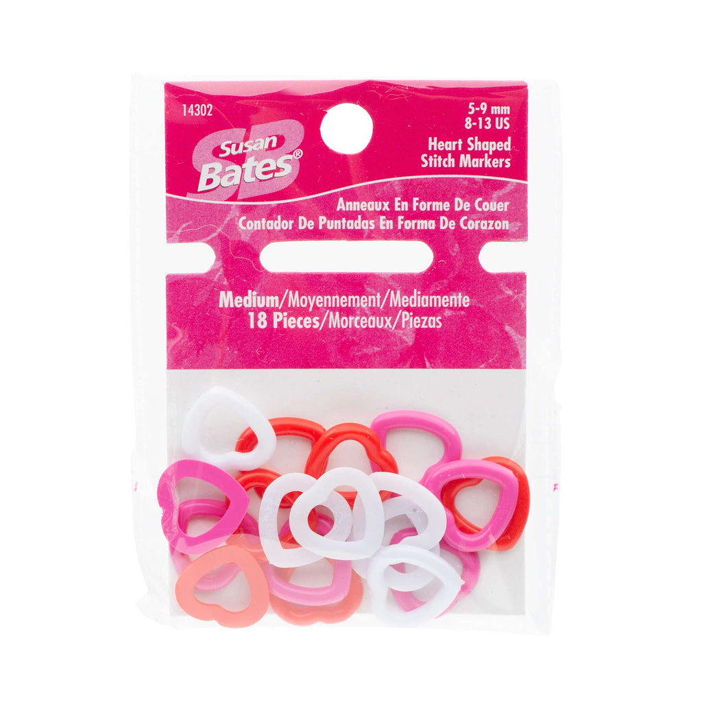 Heart Shaped Stitch Markers - Clearance Items