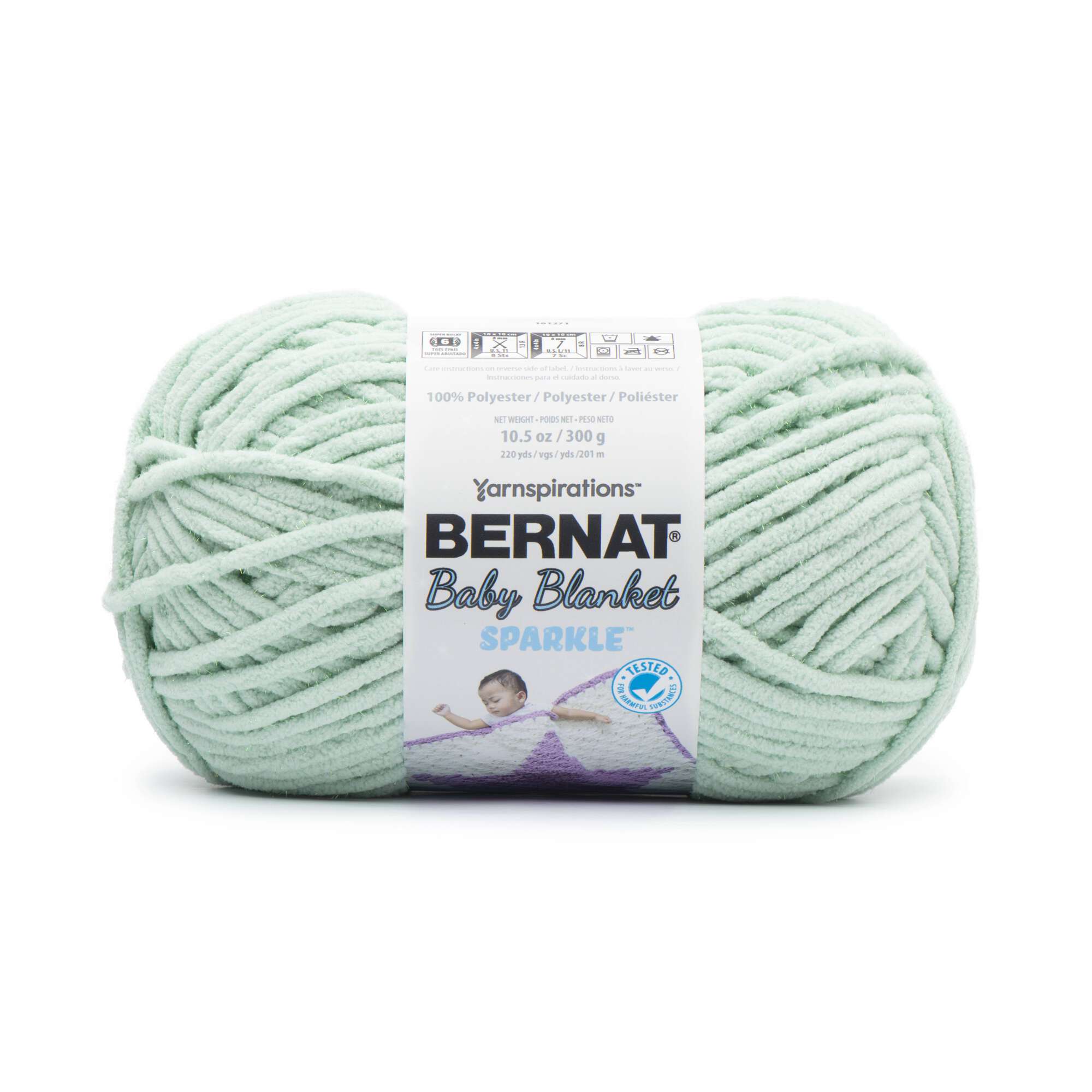 Baby Blanket Sparkle Yarn