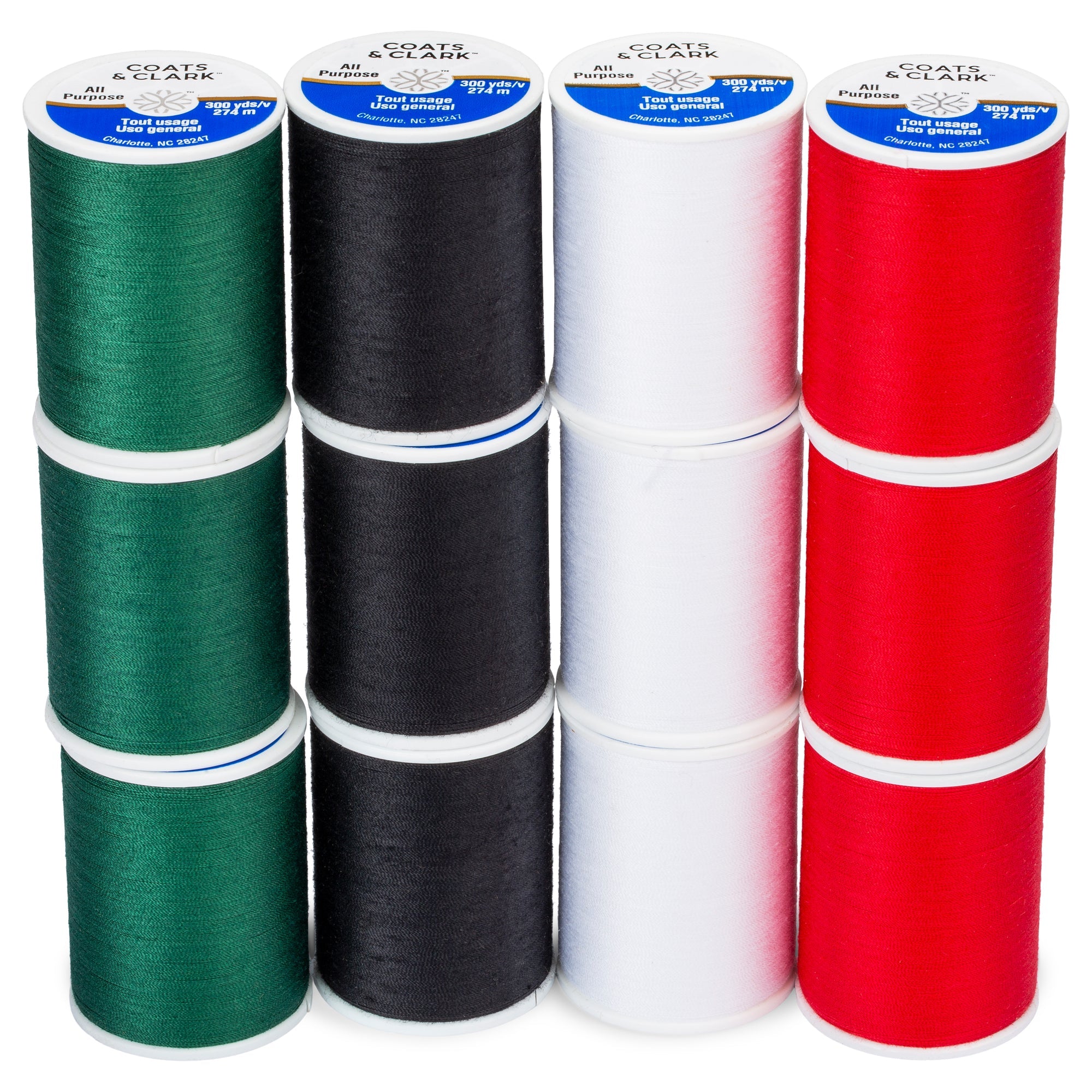 All Purpose 12 Spool Assortment - Clearance Shades