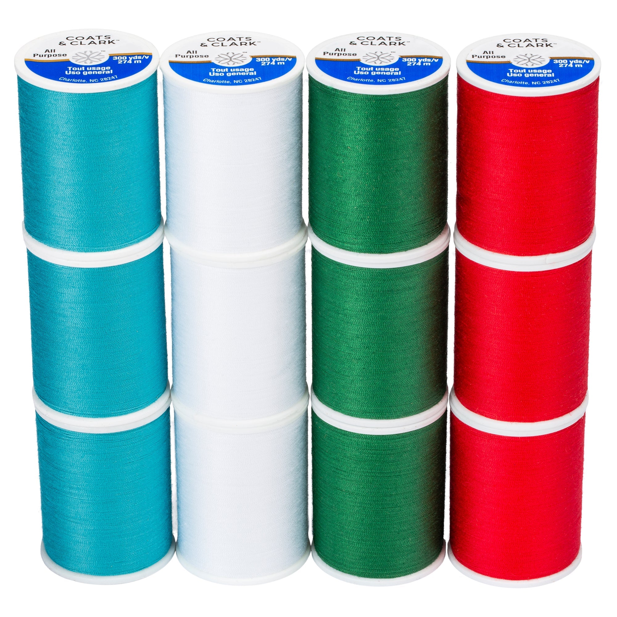 All Purpose 12 Spool Assortment - Clearance Shades