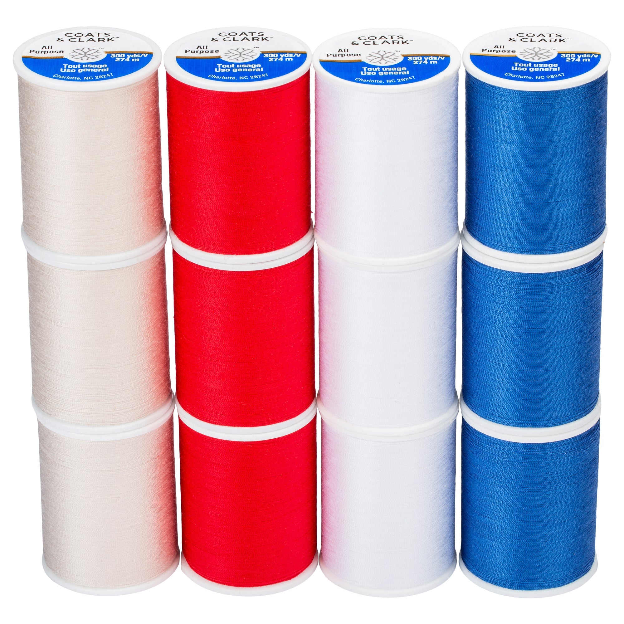 All Purpose 12 Spool Assortment - Clearance Shades