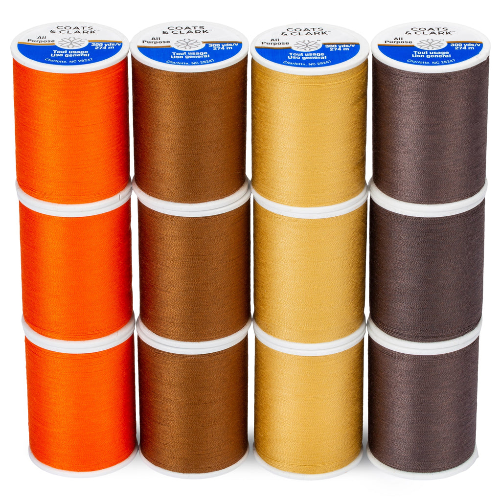 All Purpose 12 Spool Assortment - Clearance Shades