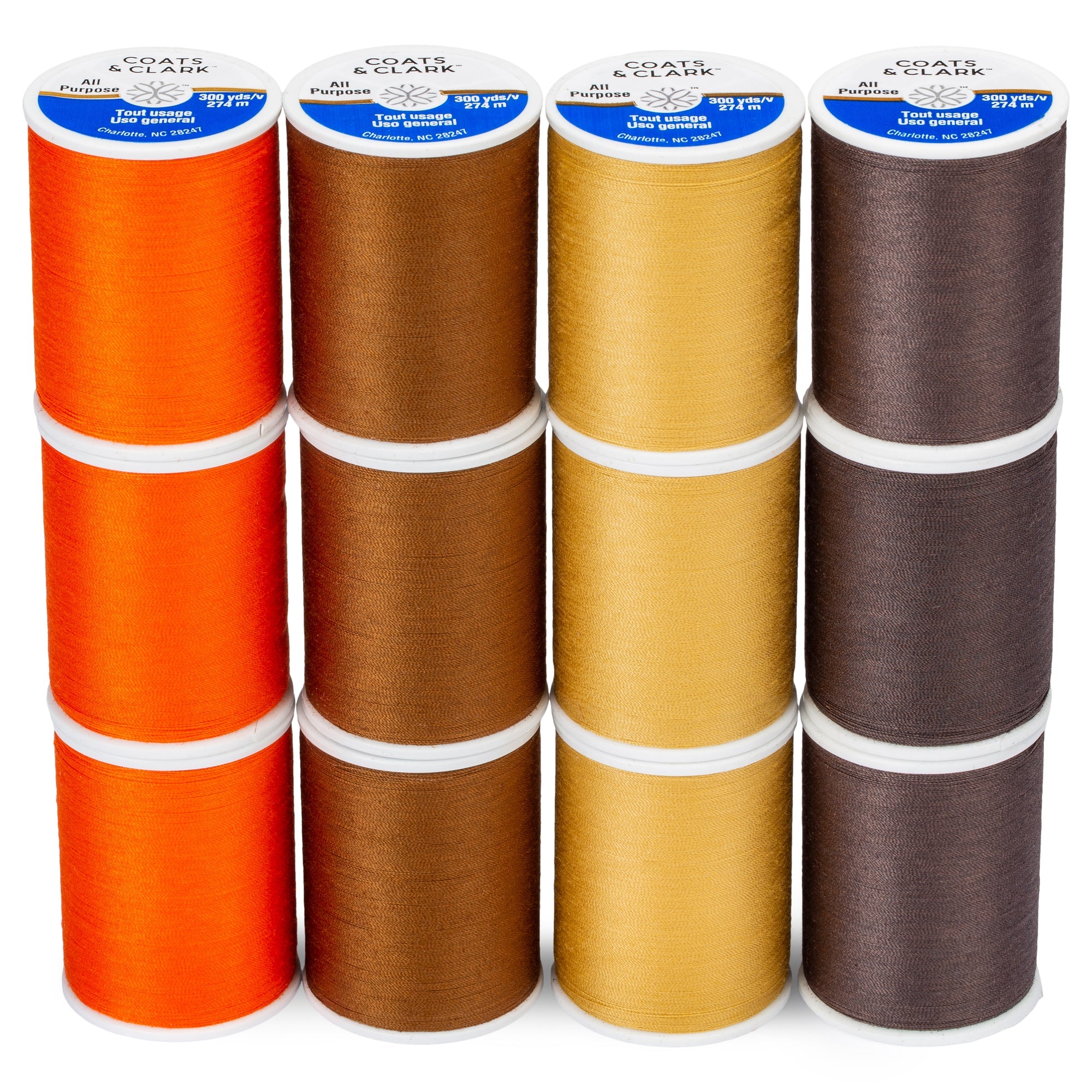 All Purpose 12 Spool Assortment - Clearance Shades